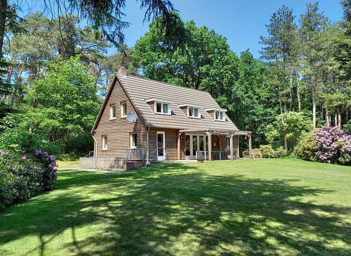 Vakantiehuisje in Luyksgestel omgeven door groene natuur in de Kempen, Noord Brabant.