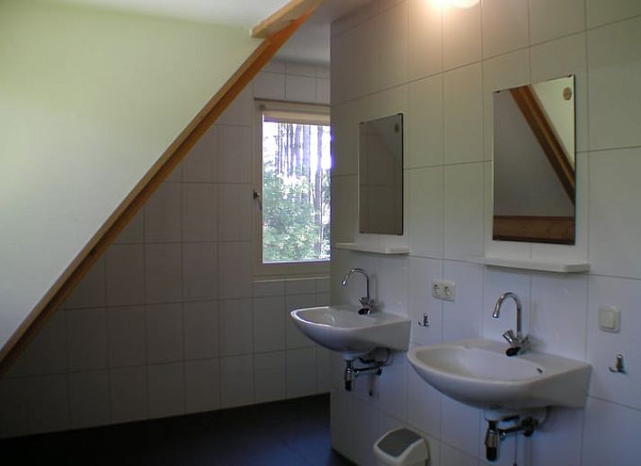 Ruime tuin bij Vakantiehuisje in Luyksgestel met kleurrijke bloemen en een prachtig uitzicht.