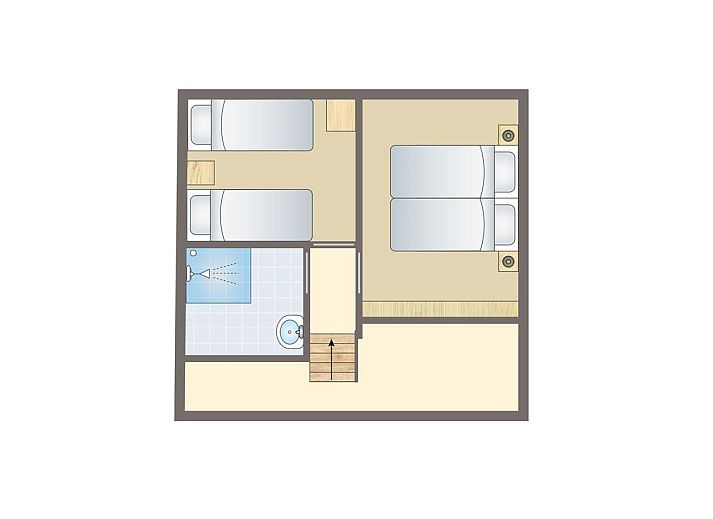 Gemuetliche Sitzecke im 6-Personen-Bungalow Het Vennenbos in Hapert, Kempen, Nordbrabant.