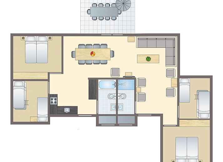 Unterkunft 413153 - Bungalow Kempen - Het Vennenbos | 10-persoons bungalow | 10B