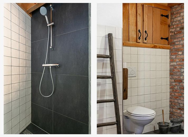 Bubbelbad met champagne bij De Hoeve I, vakantieverblijf in Hulsel, Kempen, Noord Brabant.