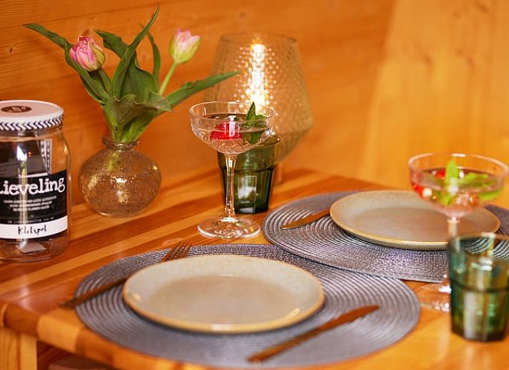 Geniet van de natuur op het terras van Huisje in Oisterwijk, een vakantiehuis in het Hart van Brabant, Noord Brabant.