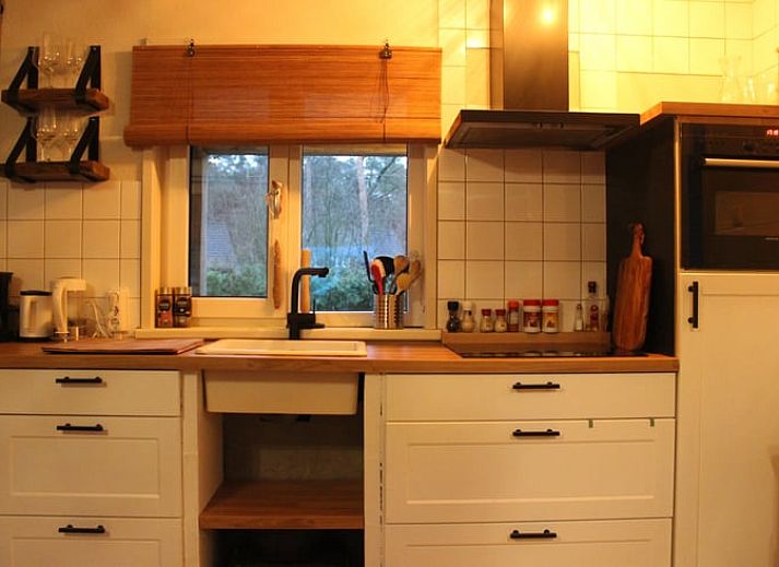 Vakantiehuisje in Oisterwijk, Noord Brabant, met zonnig terras en groene tuin, ideaal voor ontspanning.