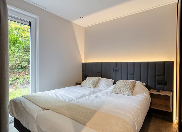 Moderne keuken en gezellige woonkamer in vakantiehuis Bosven, Oisterwijk, Hart van Brabant, Noord Brabant.