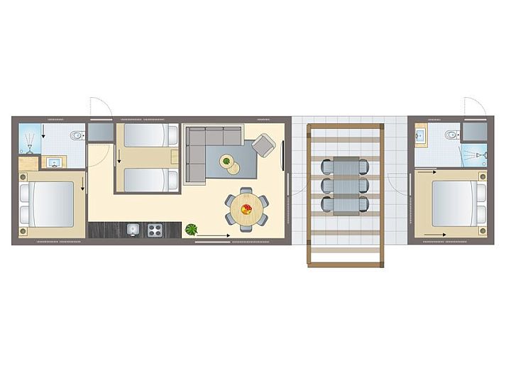 Unterkunft 420253 - Bungalow Hart van Brabant - 6-persoons lodge | 6B2