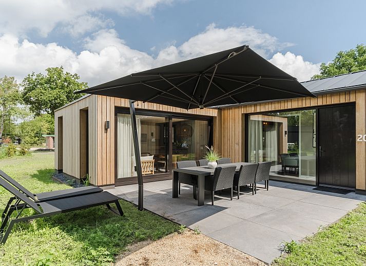 Karte der 6-Personen-Huette 6BE in Oisterwijk, Hart van Brabant, Nordbrabant. Geraeumiges Ferienhaus mit Terrasse und moderner Einrichtung.