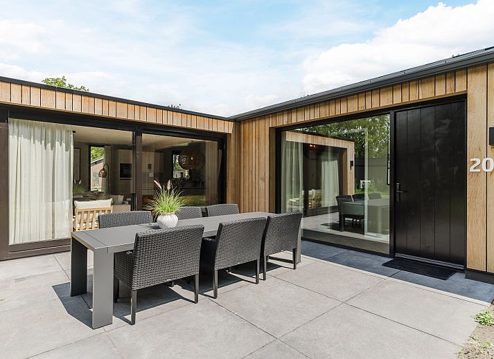 Karte der 6-Personen-Huette 6BE in Oisterwijk, Hart van Brabant, Nordbrabant. Geraeumiges Ferienhaus mit Terrasse und moderner Einrichtung.