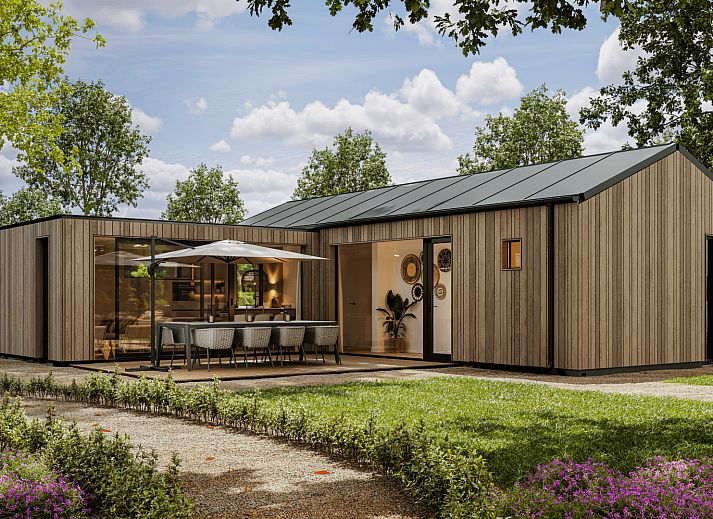 Moderne binnenruimte van Vrijstaande woning in Oisterwijk, vakantiehuis in Hart van Brabant, Noord Brabant.