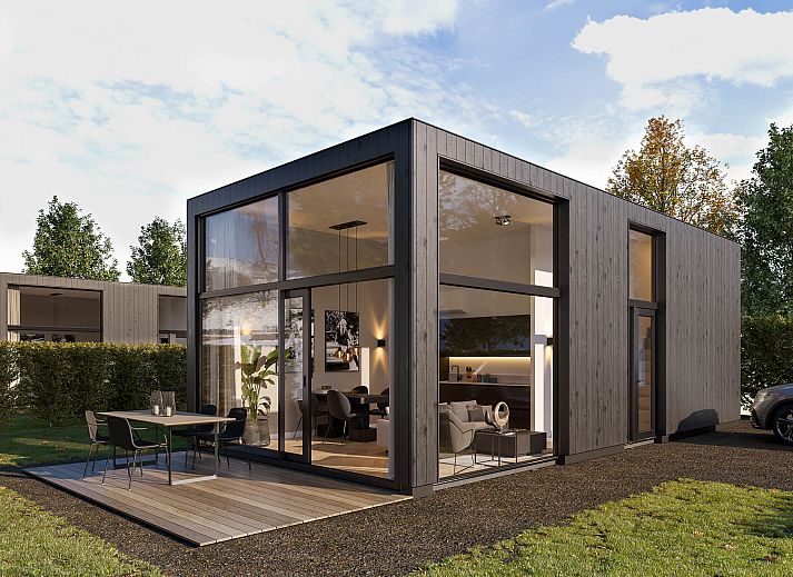 Moderne binnenruimte van Vrijstaande woning in Oisterwijk, vakantiehuis in Hart van Brabant, Noord Brabant.