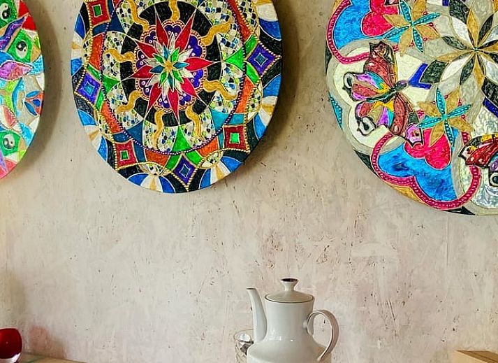 Sunny terrace at Holiday home in Liempde, ideal for outdoor dining in Heart of Brabant.