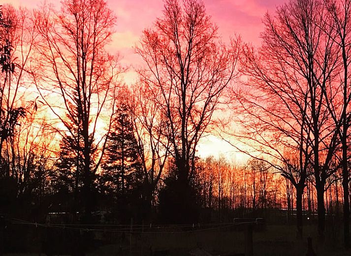 Cozy sitting area in Holiday home in Liempde overlooking the garden, North Brabant.