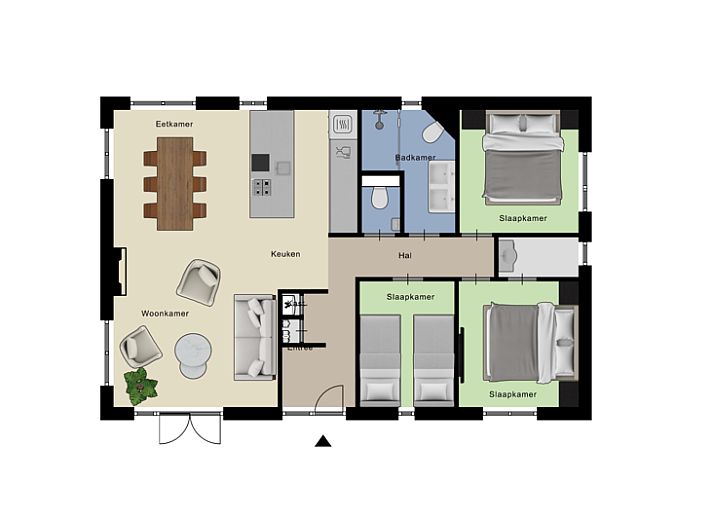 Verblijf 421032 - Vakantiewoning Hart van Brabant - Belvedere 6 personen Wellness (Hottub)