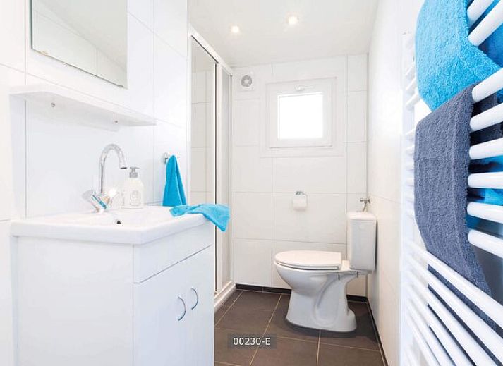 Grundriss des Ferienhauses Rialto fuer 6 Personen in Cromvoirt, Nordbrabant, mit grosszuegiger Aufteilung.