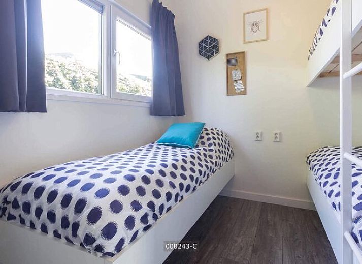 Modul-Ferienhaus fuer 5 Personen in Cromvoirt, Nord-Brabant mit grossem Garten und Terrasse, umgeben von Natur in Hart van Brabant.