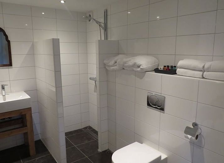 Erleben Sie die Ruhe in der Holzsauna des Ferienhauses in Moergestel, das im Herzen von Nordbrabant liegt.