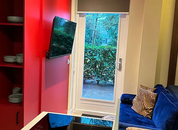 Gezellige binnenruimte van Huisje in Moergestel, vakantiehuis in Noord Brabant met een stijlvolle inrichting.