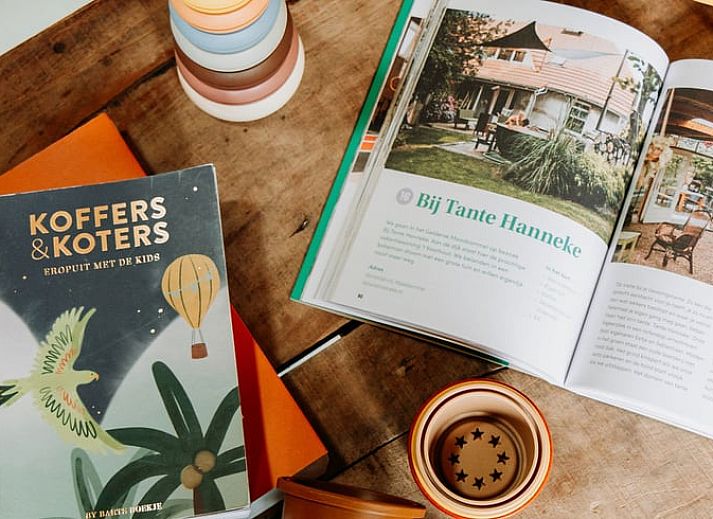 Rustic garden at Holiday home in Chaam, Heart of Brabant with shady spot and landscape views.