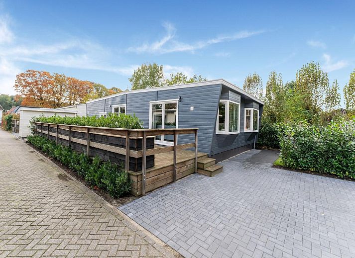 Modernes Ferienhaus t Kaatsheuveltje 6 mit Veranda in Kaatsheuvel, Hart van Brabant, Nordbrabant.