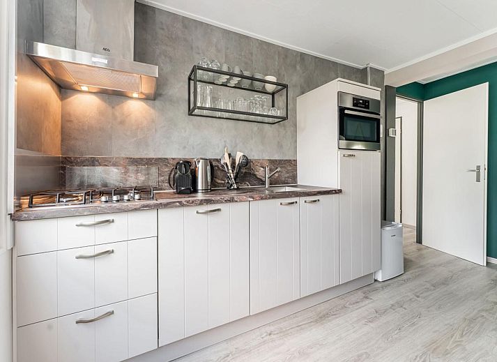 Modernes Ferienhaus t Kaatsheuveltje 6 mit Veranda in Kaatsheuvel, Hart van Brabant, Nordbrabant.