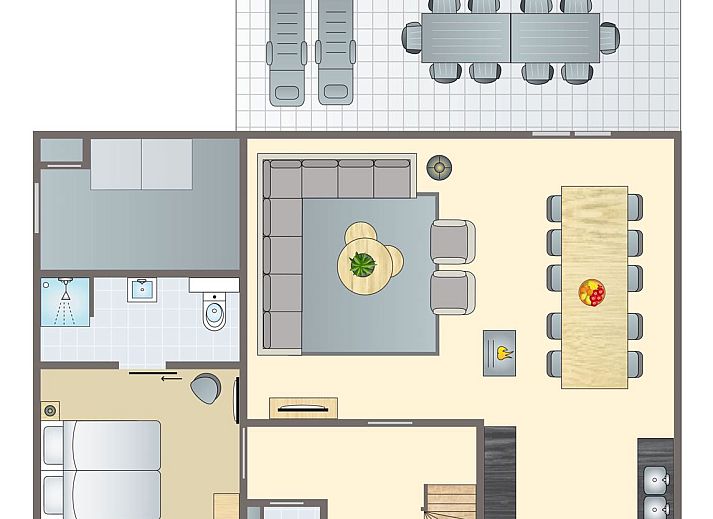 Guest house 4225137 - Bungalow Hart van Brabant - Kaatsheuvel | 10-persoons vakantiehuis | 10L