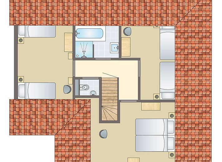 Charmant 8-persoons vakantiehuis Kaatsheuvel in Hart van Brabant, Noord Brabant, omgeven door natuur.