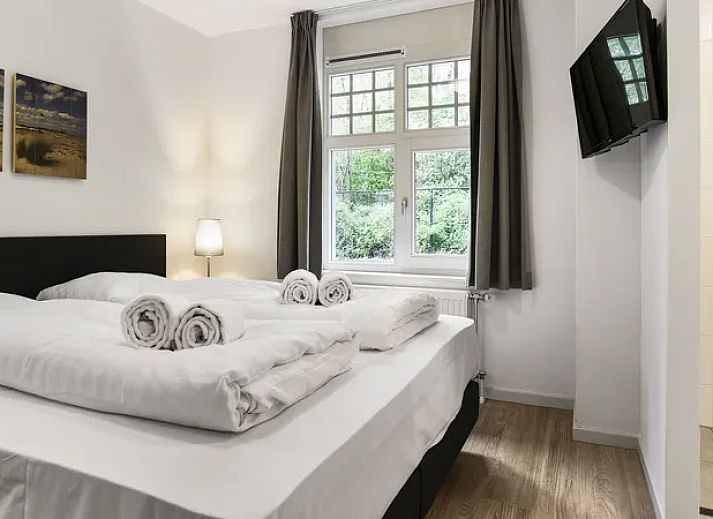 Gezellige woonkamer in Kaatsheuvel 6-persoons vakantiehuis 6C met moderne meubels, Noord Brabant.