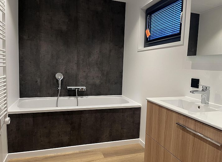 Stylish living room of Detached house in Kaatsheuvel, North Brabant overlooking green surroundings.