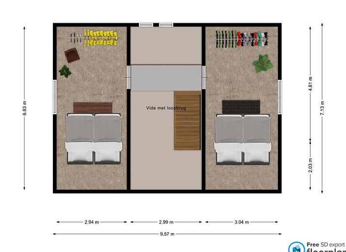 Gemuetliches Wohnzimmer im Ferienhaus in Leende, Nordbrabant mit bequemem Sofa und Gartenblick. Perfekt zum Entspannen.