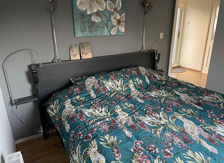 Gezellige slaapkamer met stapelbed in NB085 vakantiewoning, Vinkel, Noord Brabant.