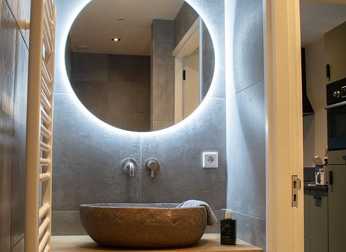 Modern kitchen and dining area in Holiday home in Boxtel, Heart of Brabant, North Brabant.