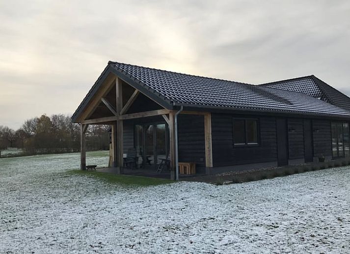 Side view of cottage in Boxtel, surrounded by nature in North Brabant, with an inviting path.