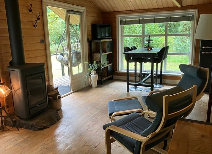 Geniet van de unieke sauna bij Vakantiehuis in Nuenen, een charmante chalet in Hart van Brabant, Noord Brabant.