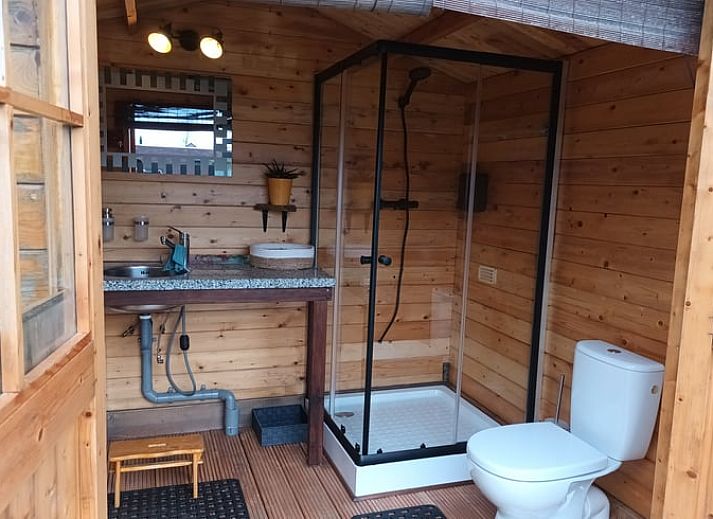 Binnenruimte van Vakantiehuisje in Best, knusse inrichting in Hart van Brabant, Noord Brabant.