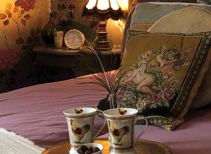 Gastenverblijf Het Voorhuis in Herpen, Noord Brabant met weelderige tuin en rustieke bakstenen architectuur.