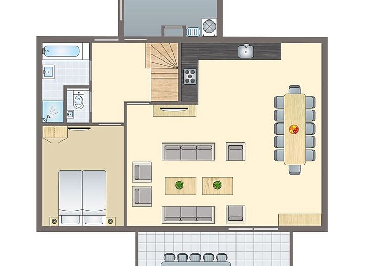 Unterkunft 430514 - Bungalow Noordoost Brabant - De Vers | 12-persoons bungalow | 12C