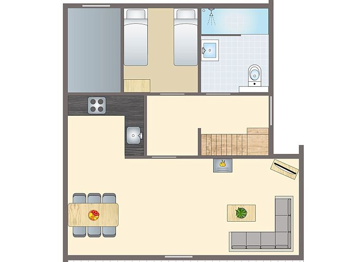 Verblijf 430521 - Bungalow Noordoost Brabant - De Vers | 6-persoons bungalow | 6C4