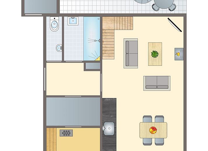 Unterkunft 430527 - Bungalow Noordoost Brabant - De Vers | 4-persoons landhuis | 4L