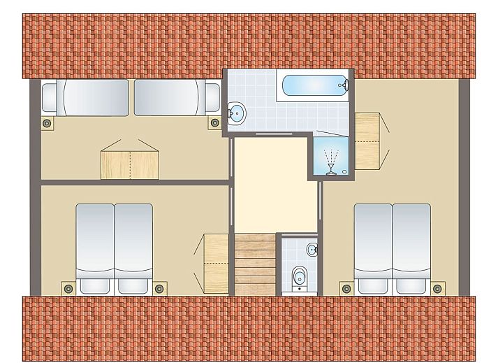 Unterkunft 430531 - Bungalow Noordoost Brabant - De Vers | 8-persoons bungalow | 8C2