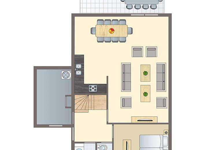 Verblijf 430535 - Bungalow Noordoost Brabant - De Vers | 10-persoons bungalow | 10L