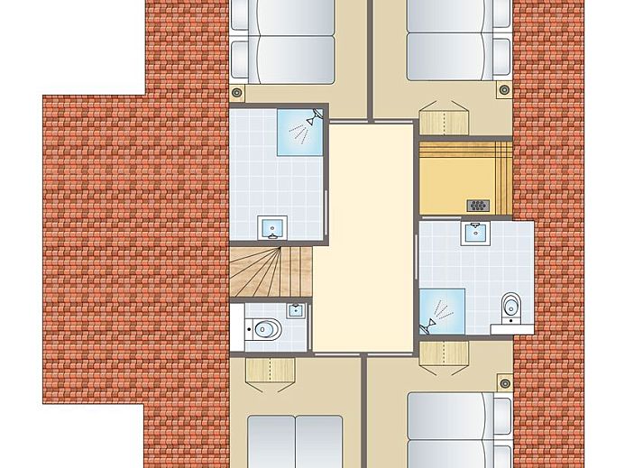 Verblijf 430535 - Bungalow Noordoost Brabant - De Vers | 10-persoons bungalow | 10L