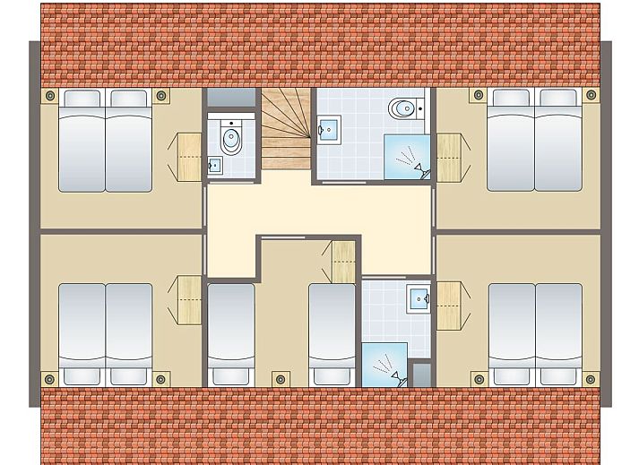 Unterkunft 430543 - Bungalow Noordoost Brabant - De Vers | 12-persoons bungalow | 12C