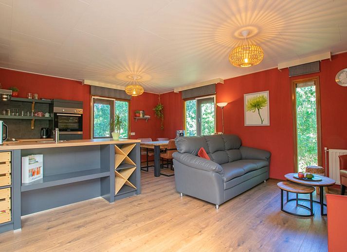 White Bungalow surrounded by nature in Uden, Northeast Brabant, North Brabant.