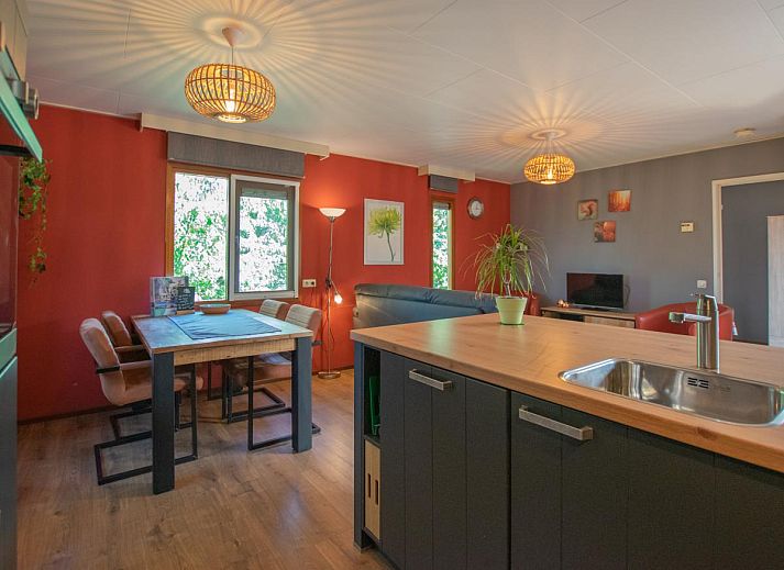 White Bungalow surrounded by nature in Uden, Northeast Brabant, North Brabant.