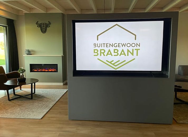 Huisje in Nistelrode, een vakantiehuis in Noordoost Brabant met ruime veranda en groen uitzicht.