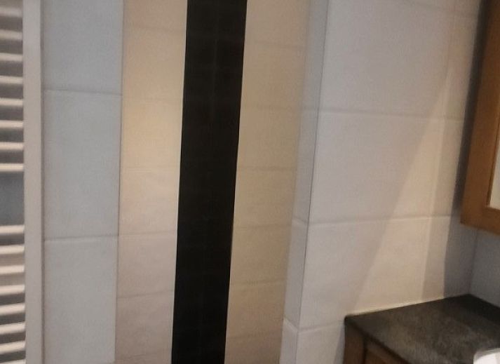 Buitenruimte van bungalow Grove Den in Sint-Oedenrode, Noord Brabant, met gezellige overkapping en tuin.