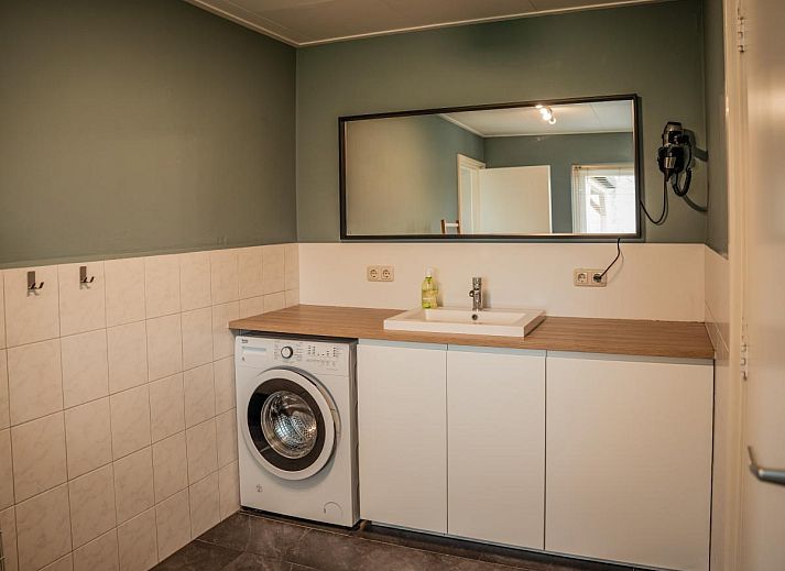 Modern living room of Alpacafarm Vorstenbosch vacation home in Vorstenbosch, North Brabant with lots of light.