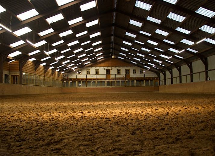 Cozy interior of Holiday Home in Ledeacker, northeast Brabant, with wooden interior and comfortable sitting area.