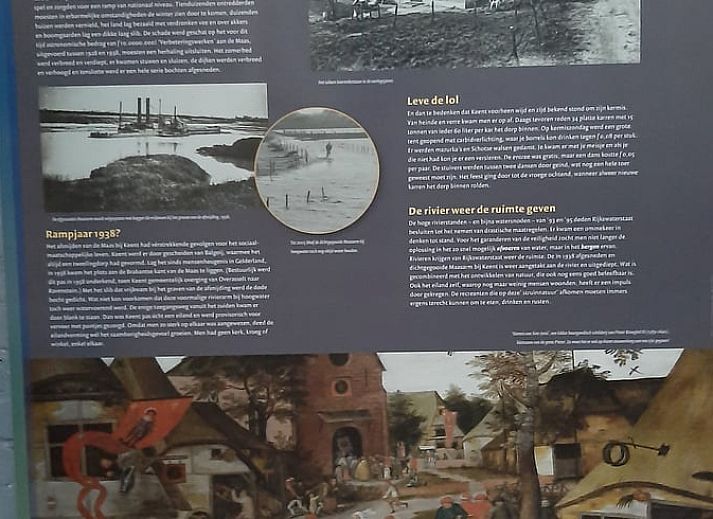 Sfeervolle slaapkamer in Vakantiehuisje in Keent, Noordoost Brabant, met uitzicht op groene velden.