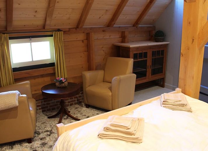 Ingang van het vakantiehuisje in Breda met landelijke sfeer, West Brabant, Noord Brabant.