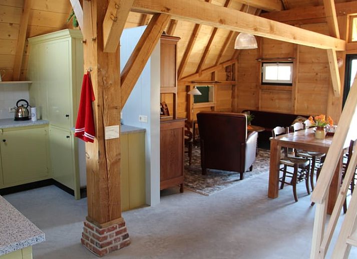 Ingang van het vakantiehuisje in Breda met landelijke sfeer, West Brabant, Noord Brabant.